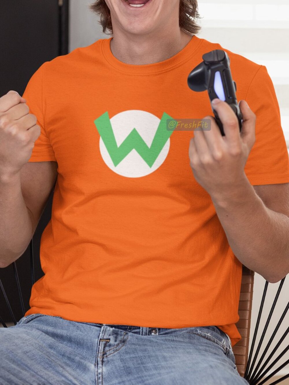 🆕Wawario Orange T-Shirt Graphic Tee